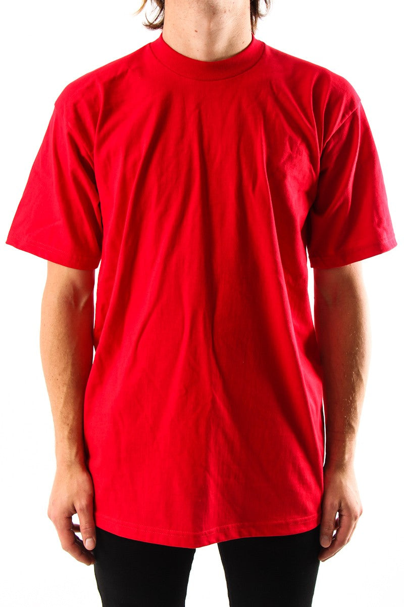 ProClub Tee Shirts , S/S Heavyweights Talls RED - THE M.F OLDSCHOOL STORE