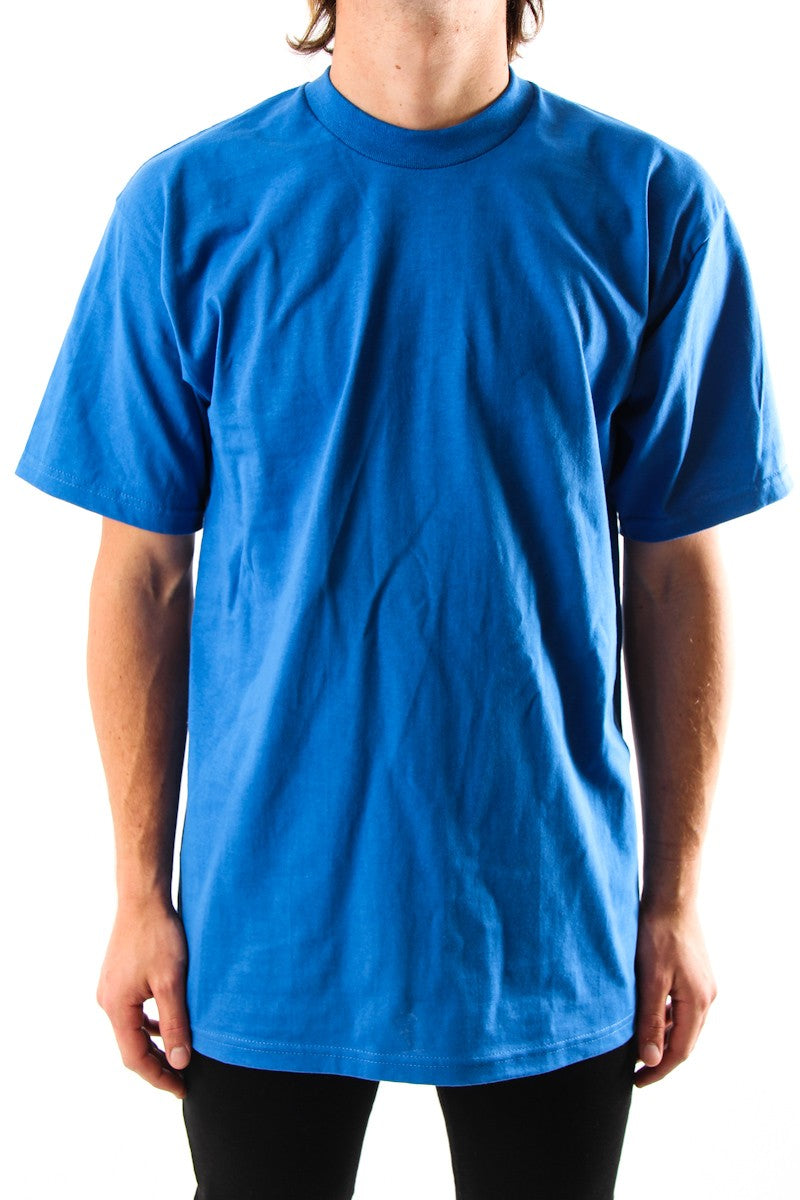 ProClub Tee Shirts ,Heavyweights, Talls Royal Blue - THE M.F OLDSCHOOL STORE