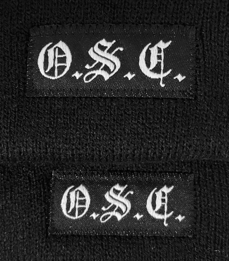 RESPECT BEANIE OLDSCHOOLSTORE Original Black BIG Turn up Beanie - THE M.F OLDSCHOOL STORE
