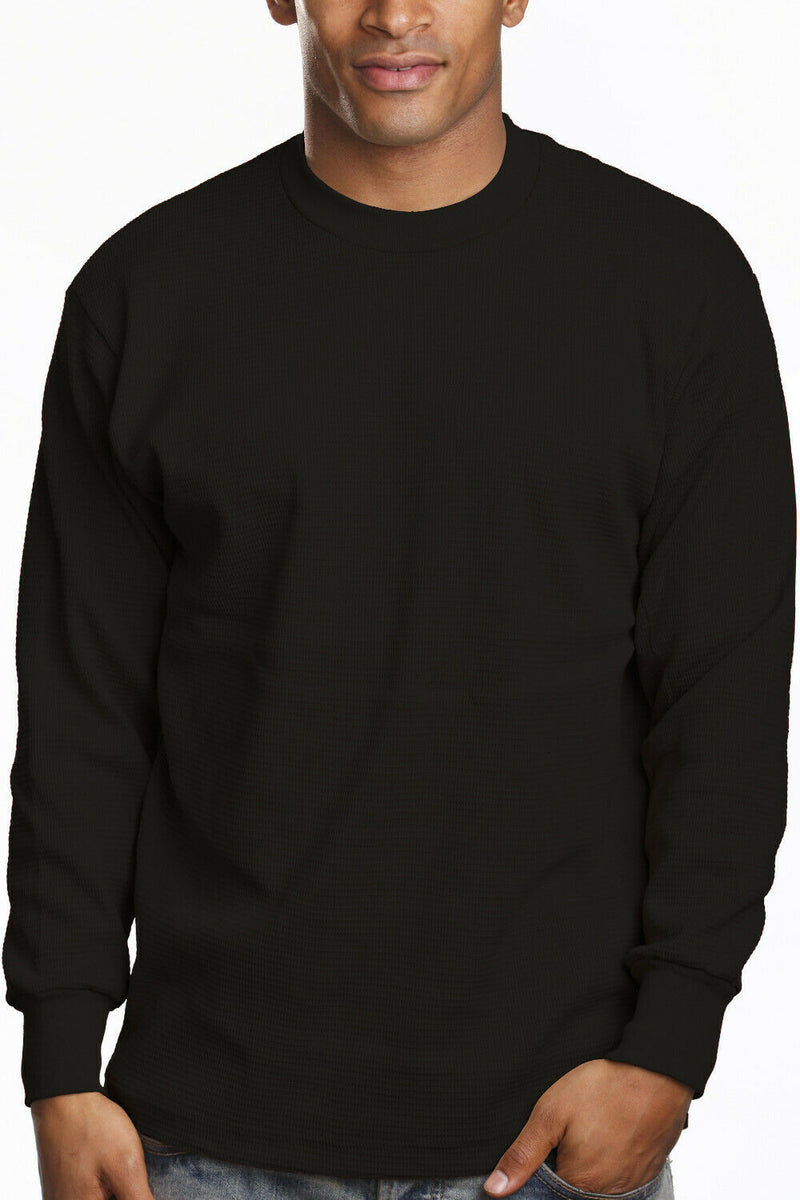 Pro Club Tee Shirt LONG SLEEVE Heavyweight Talls BLACK - THE M.F OLDSCHOOL STORE