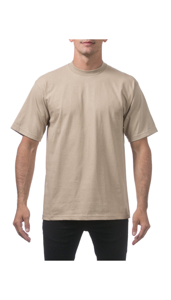 ProClub Tee Shirts ,Heavyweights, Talls KHAKI - THE M.F OLDSCHOOL STORE