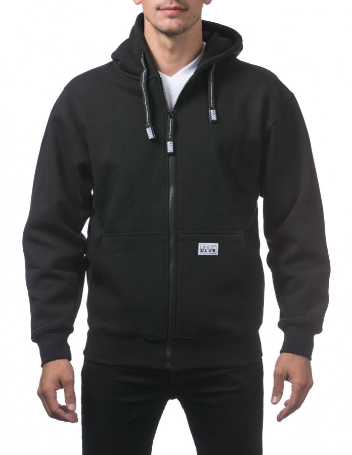 PRO CLUB Zip Front Hooded Sweatshirt