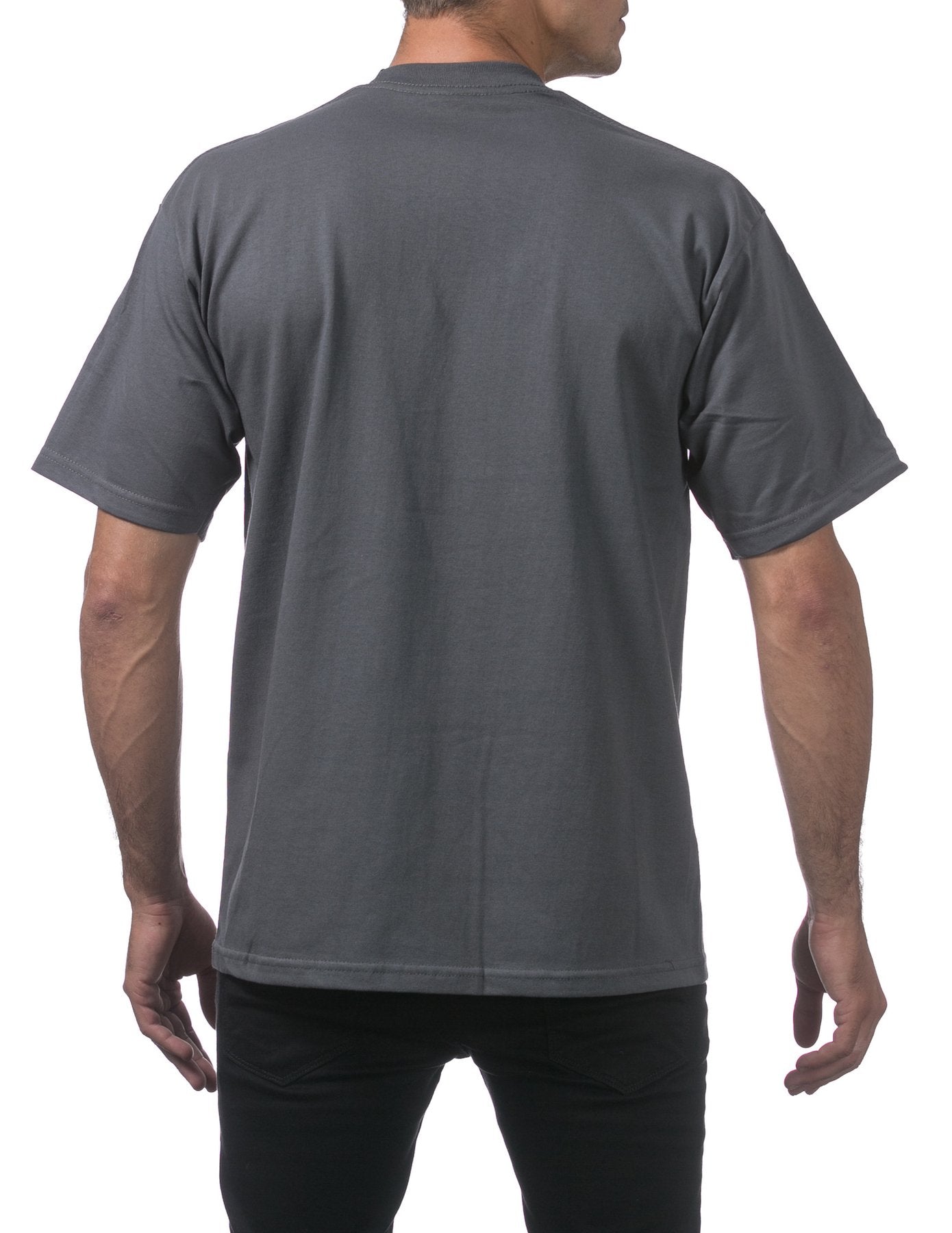 PRO CLUB Heavyweight Short Sleeve Tall Tee  GRAPHITE - THE M.F OLDSCHOOL STORE