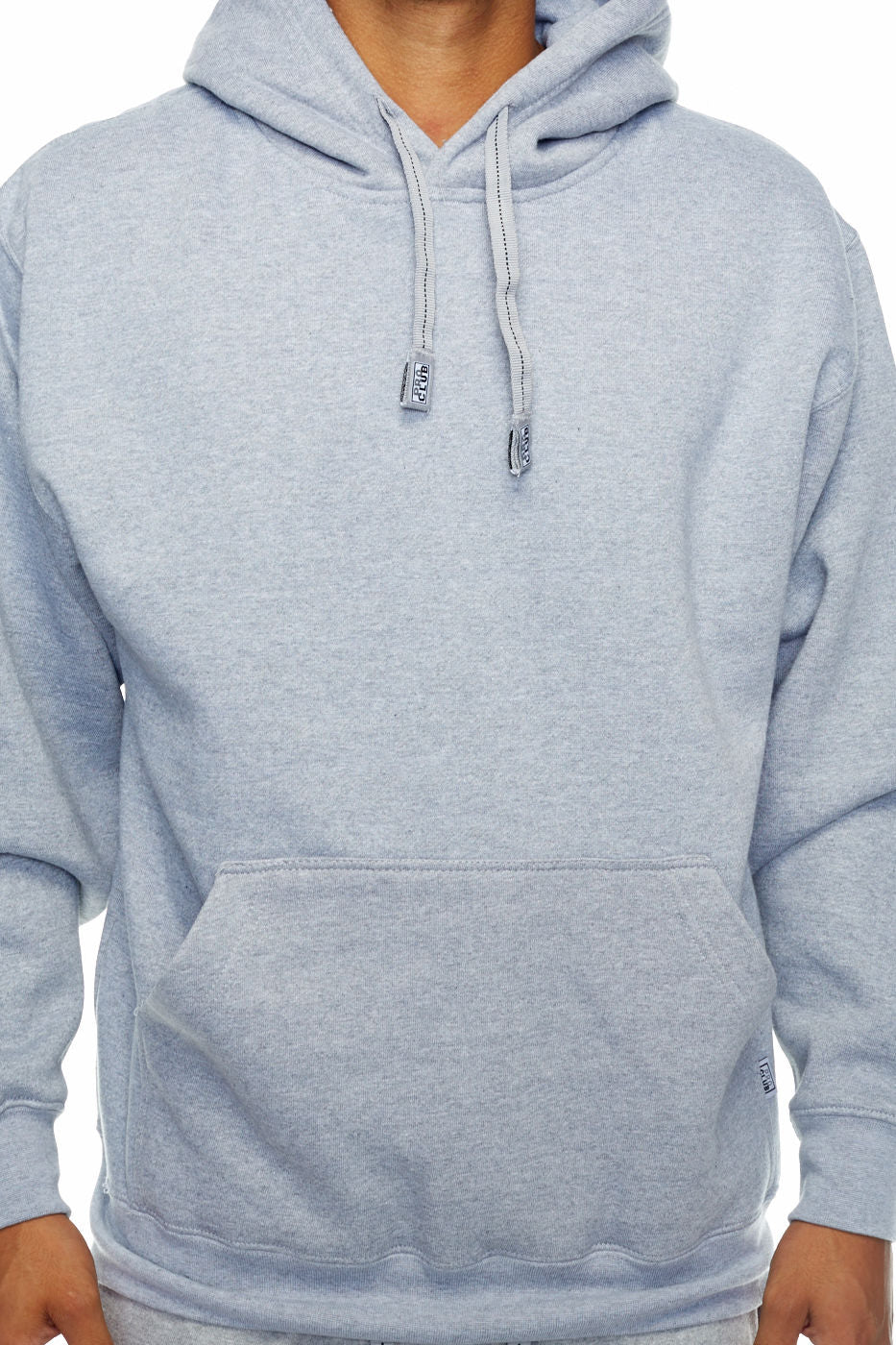 Pro- Club Heavyweight Hood, Talls Heather Grey - THE M.F OLDSCHOOL STORE