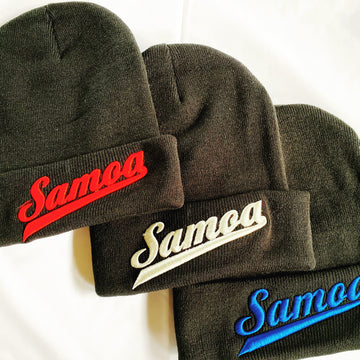 SAMOA THE BEAUTIFUL Beanie  Oldschoolstore   Original Black Turn it up